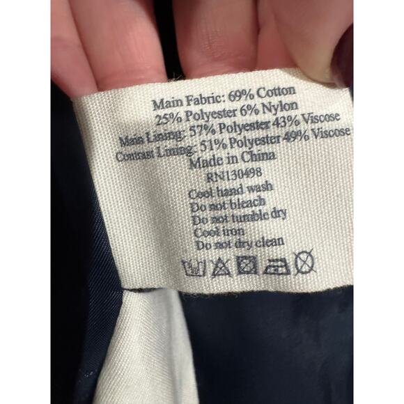 Jack Wills UK British Classic Trench Coat US Size 4 - Picture 11 of 11